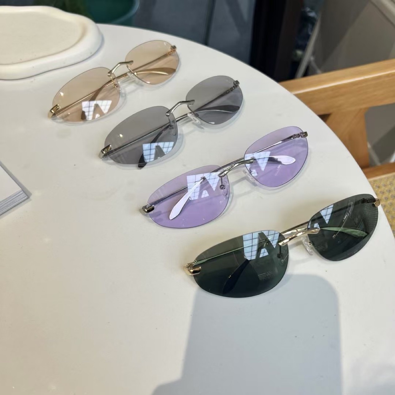 Sunglasses Cat Eye - Lunettes de soleil minimalistes œil de