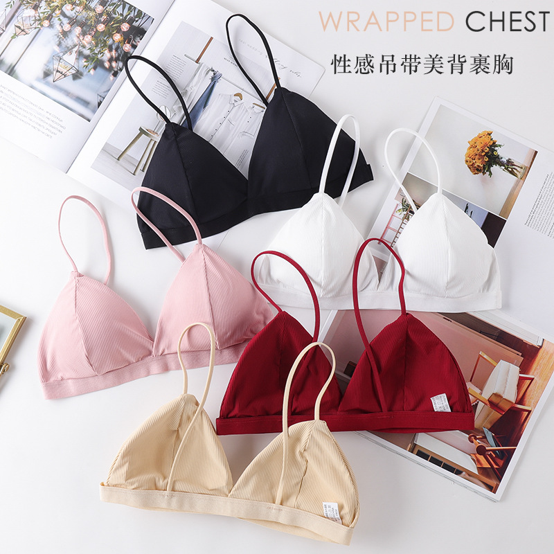Bralette Triangle Set - Soutien-gorge de sport sans couture pour