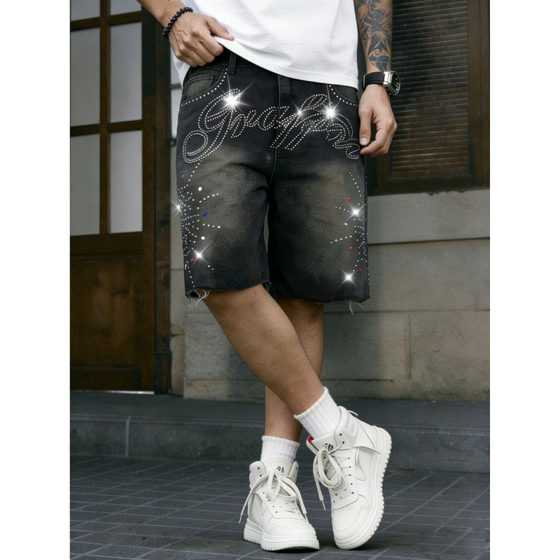 Shorts en jean non extensibles - Shorts Denim Frayed avis et prix