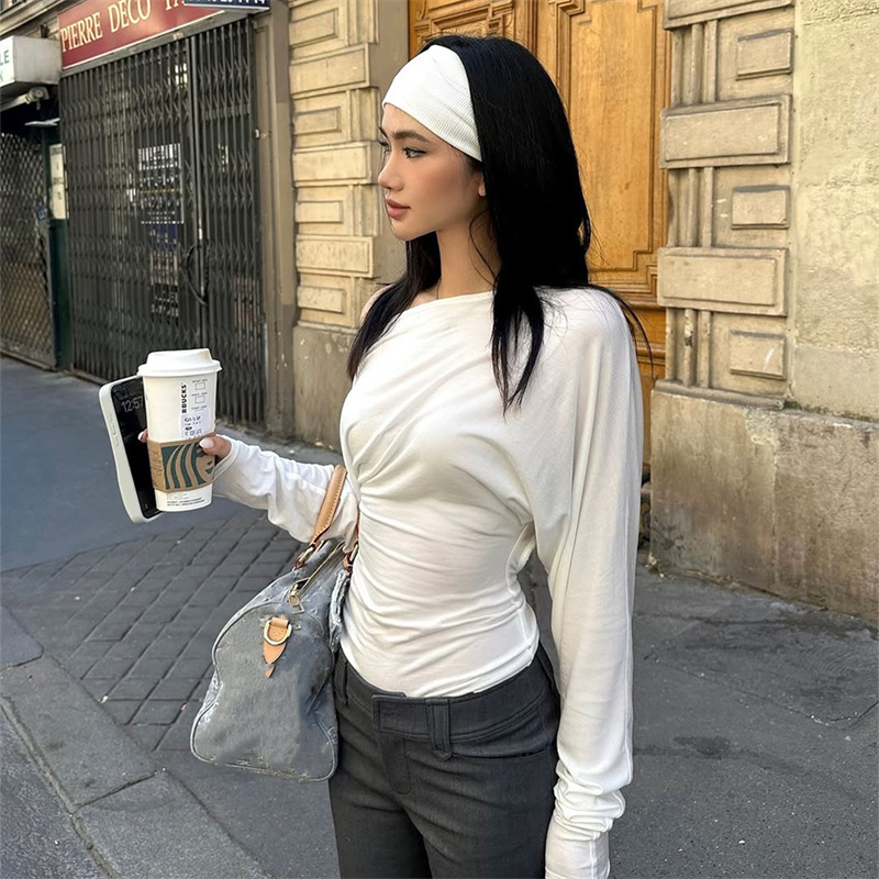 2026 Haut asymétrique à une ép - Blouse Off Shoulder avis et prix