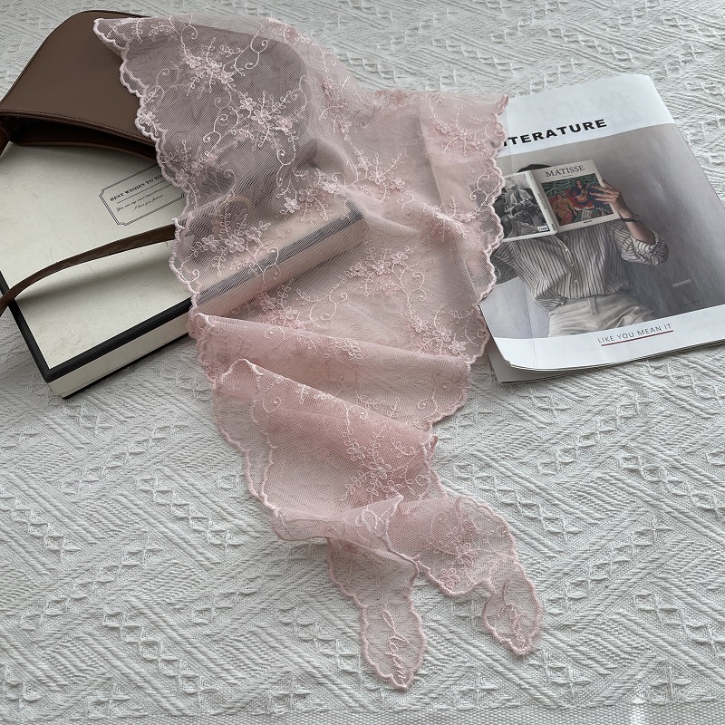 Turban triangle brodé floral d - Headband Summer Knit avis et prix