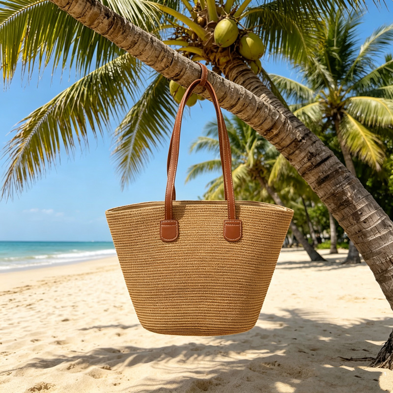 CLAREGQI Sac fourre-tout en pa - Tote Bag Beach avis et prix