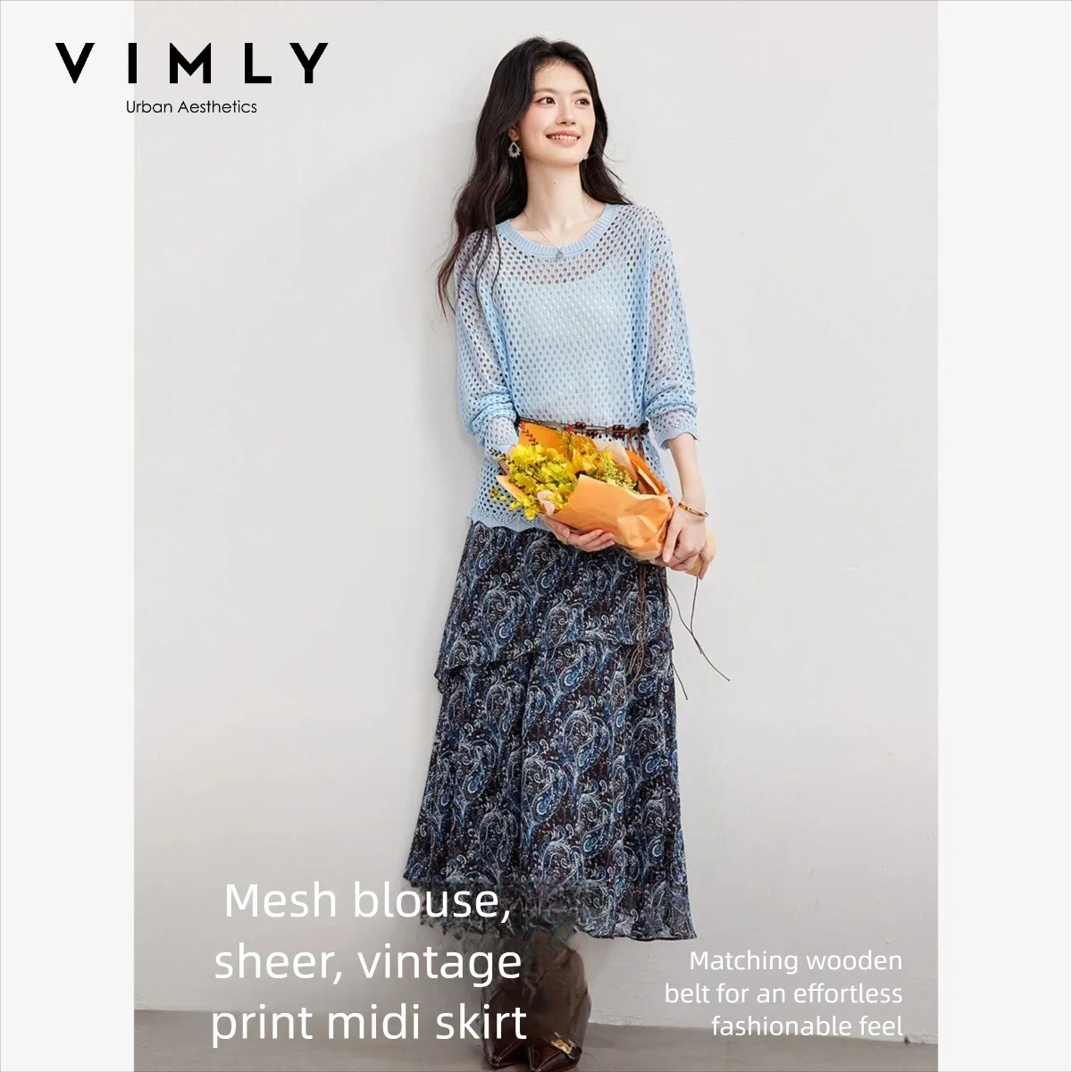 Ensemble deux pièces VIMLY pou - Midi Skirt Floral avis et prix