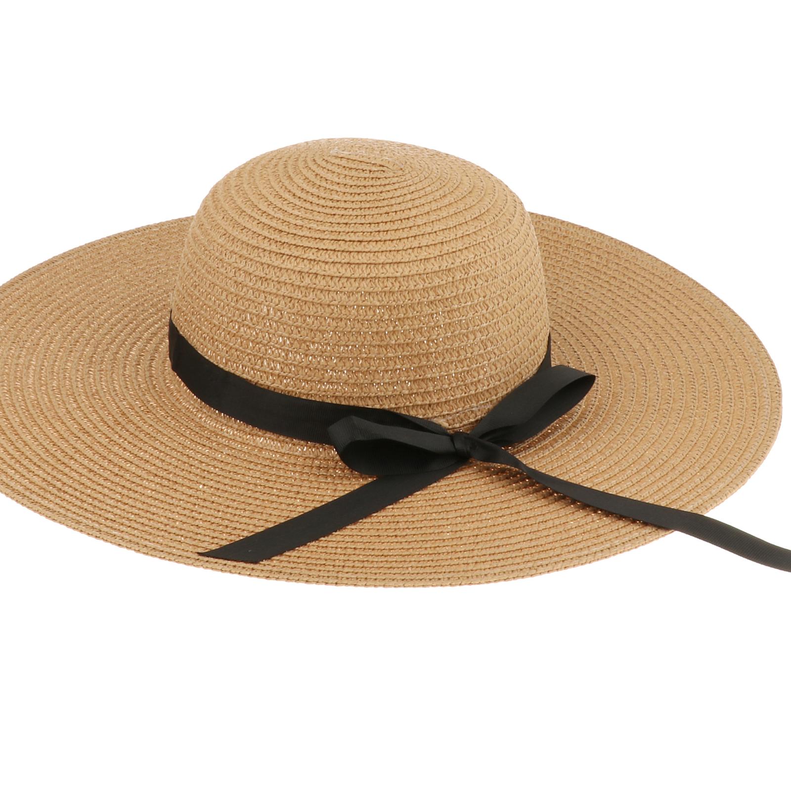 Chapeau de paille d'été pour f - Hat Floppy Wide avis et prix