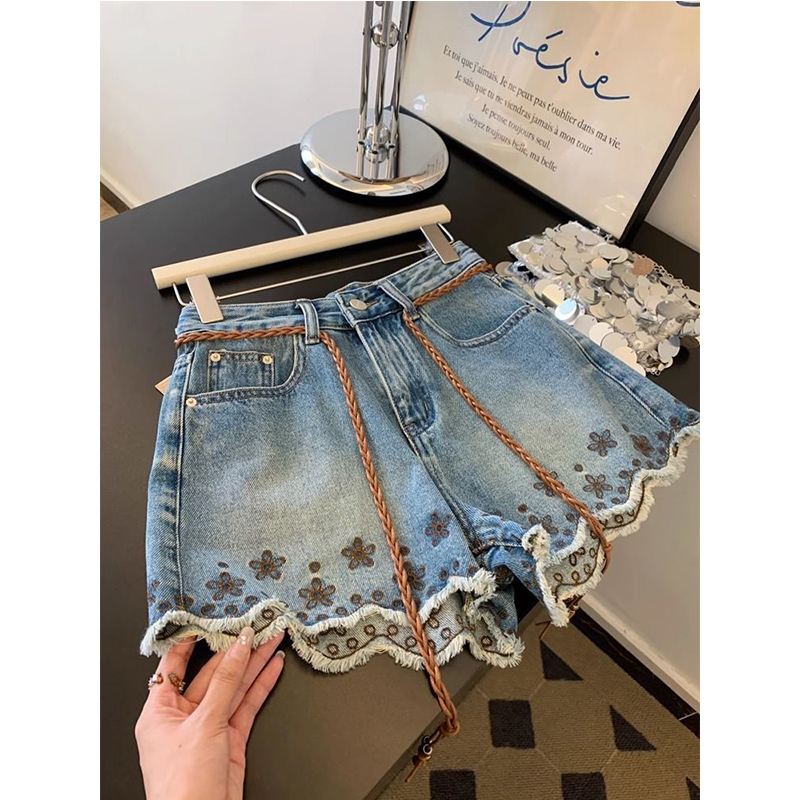 Shorts en jean vintage respira - Shorts Denim Frayed avis et prix