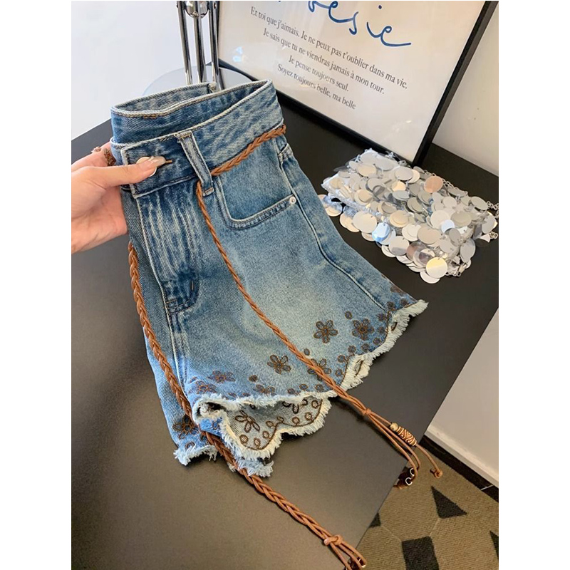 Shorts en jean vintage respira - Shorts Denim Frayed avis et prix